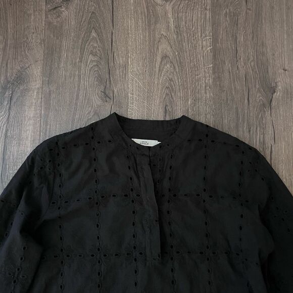0039 ITALY Juliet Blouse - Black size Large - Picture 8 of 11